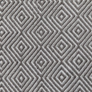 Diamond rug  140x200 cm - Grey - Formgatan