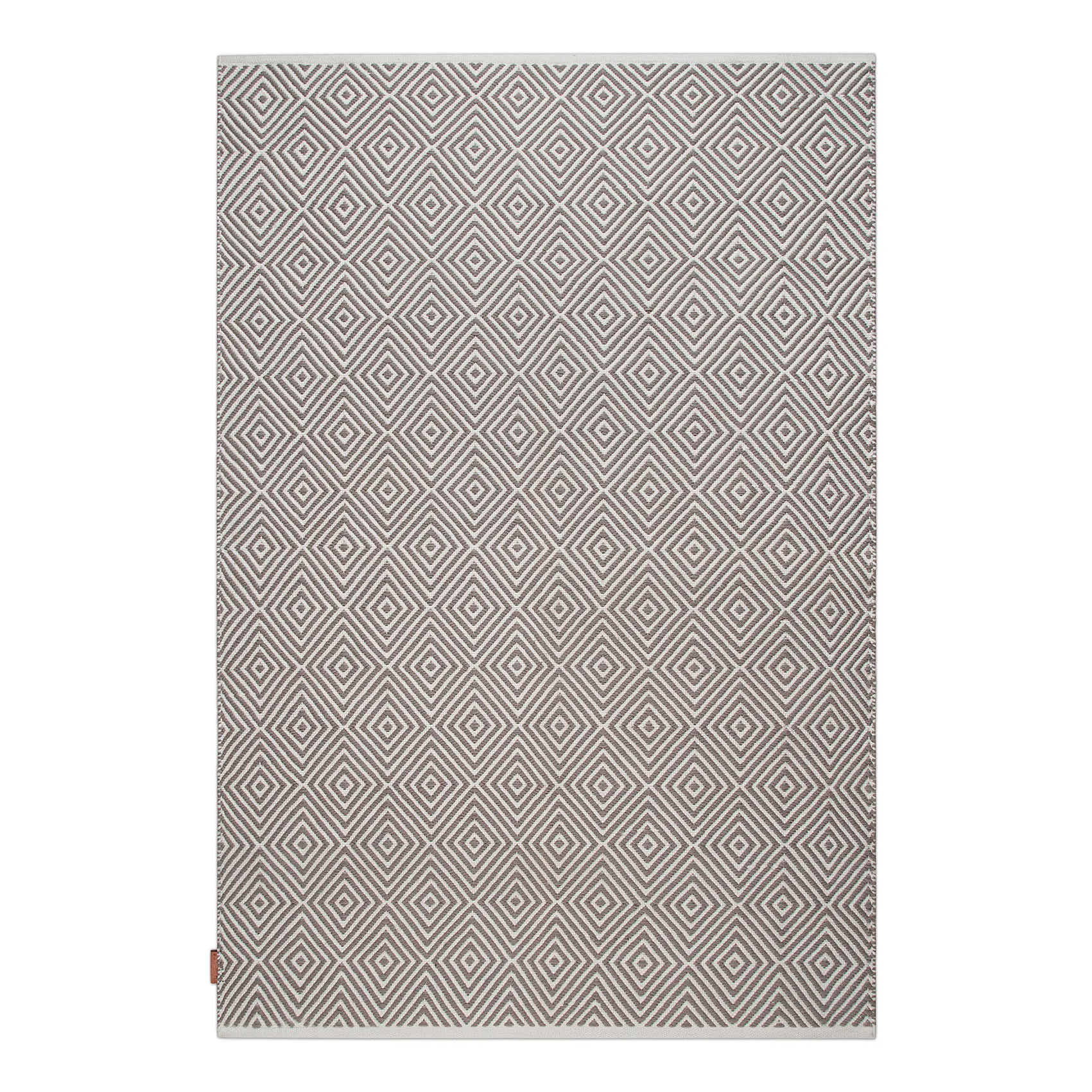 Diamond rug 170x230 cm, Grey Formgatan