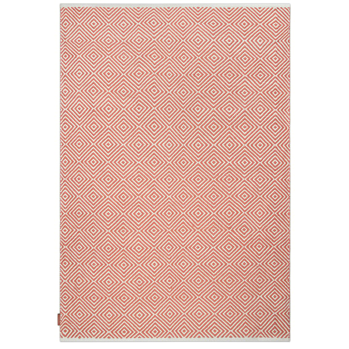 Diamond rug  200x300 cm - Burnt orange - Formgatan