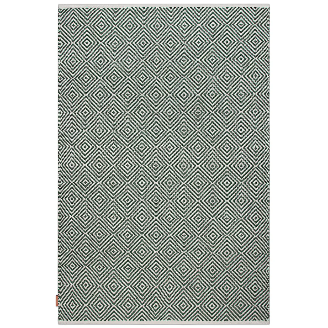 Formgatan Diamond rug 200x300 cm Green | Scandinavian Design | Plastic rugs | Green