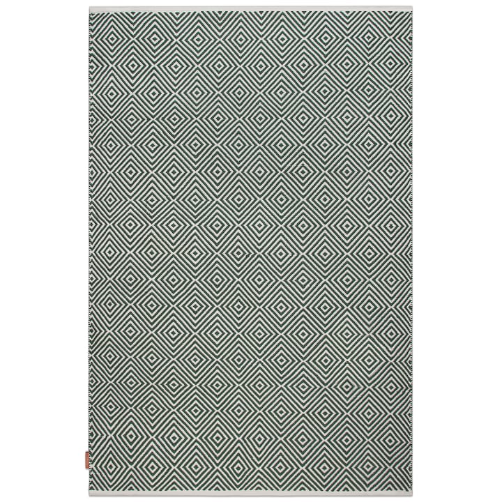 Diamond rug  200x300 cm - Green - Formgatan