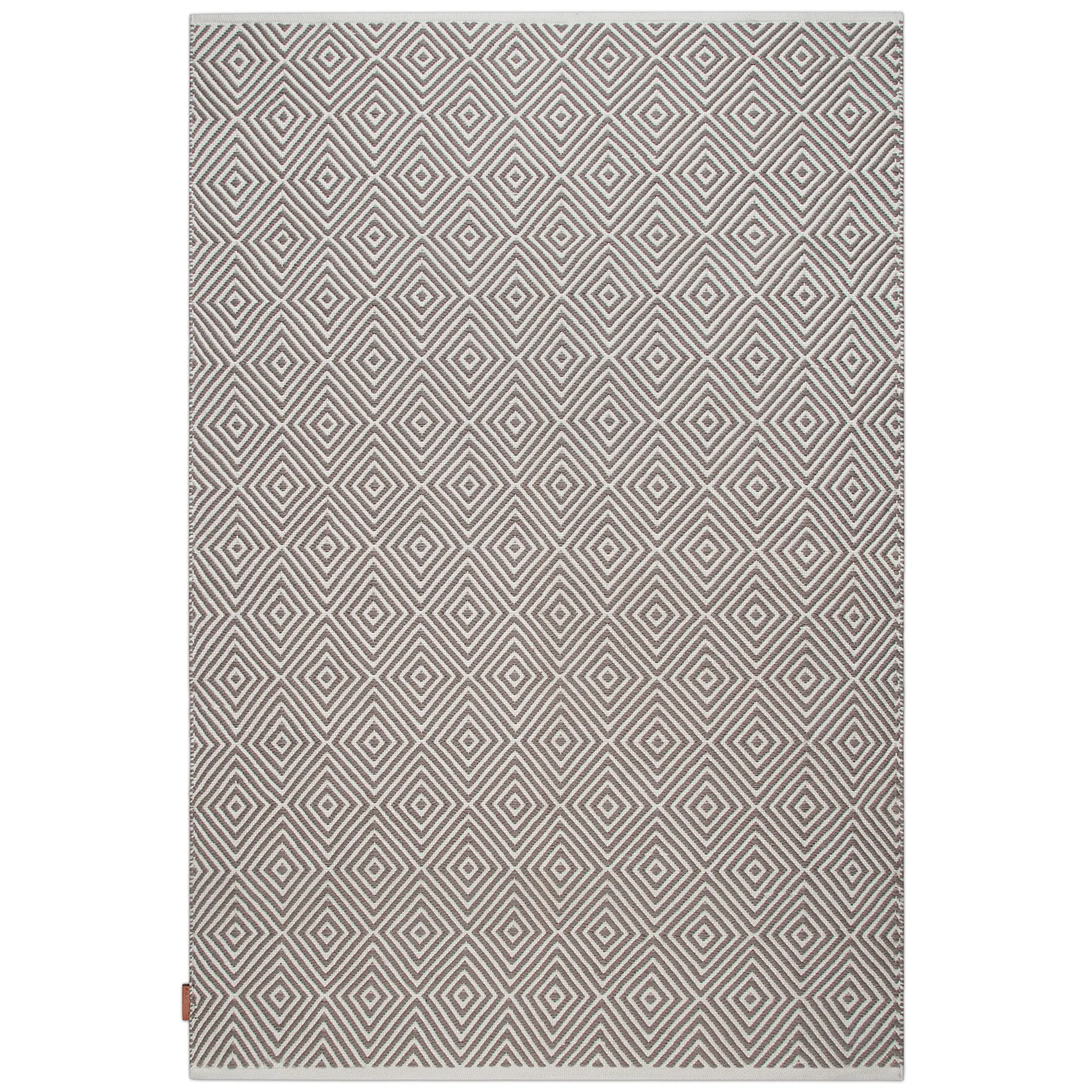 Diamond rug 200x300 cm, Grey Formgatan
