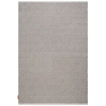 Diamond rug 200x300 cm - Grey - Formgatan