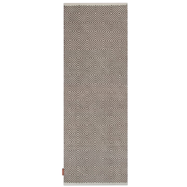 Diamond rug  70x200 cm - Grey - Formgatan