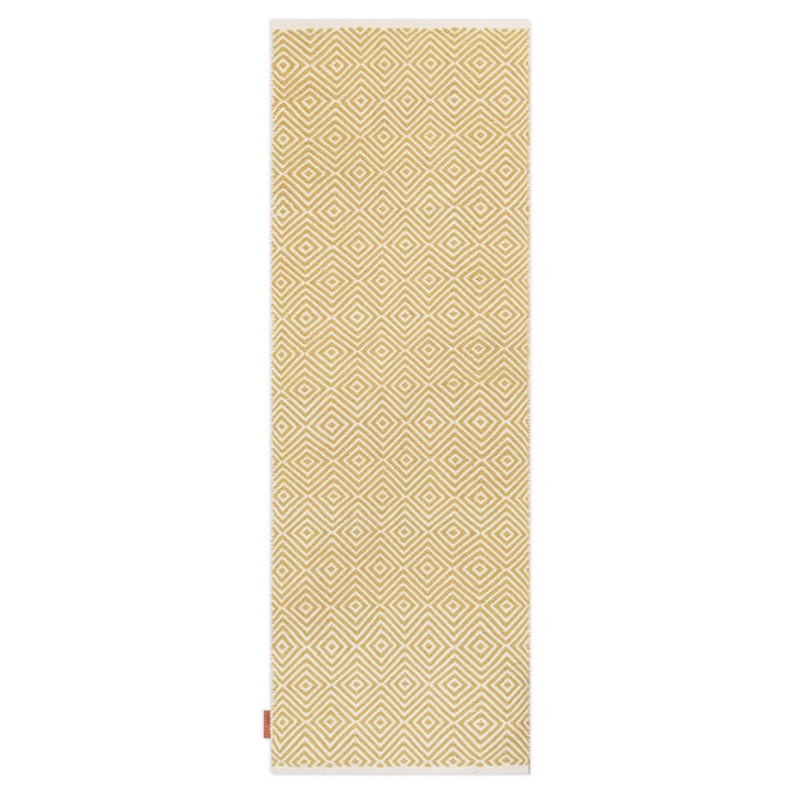 Diamond rug  70x200 cm - Yellow - Formgatan