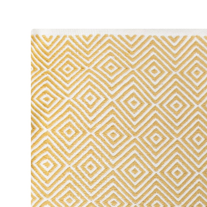 Diamond rug  70x200 cm - Yellow - Formgatan