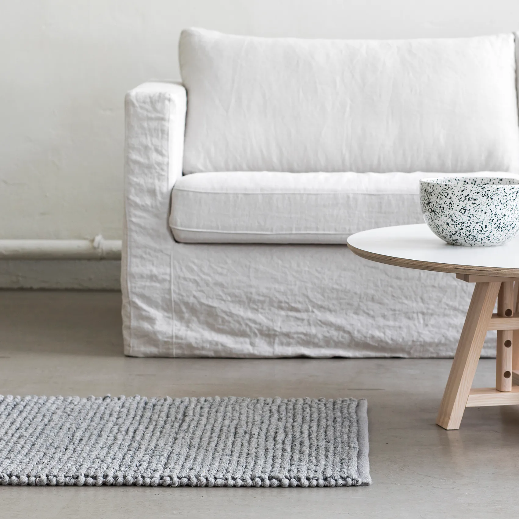 Loop rug 70x200 cm, Grey Formgatan