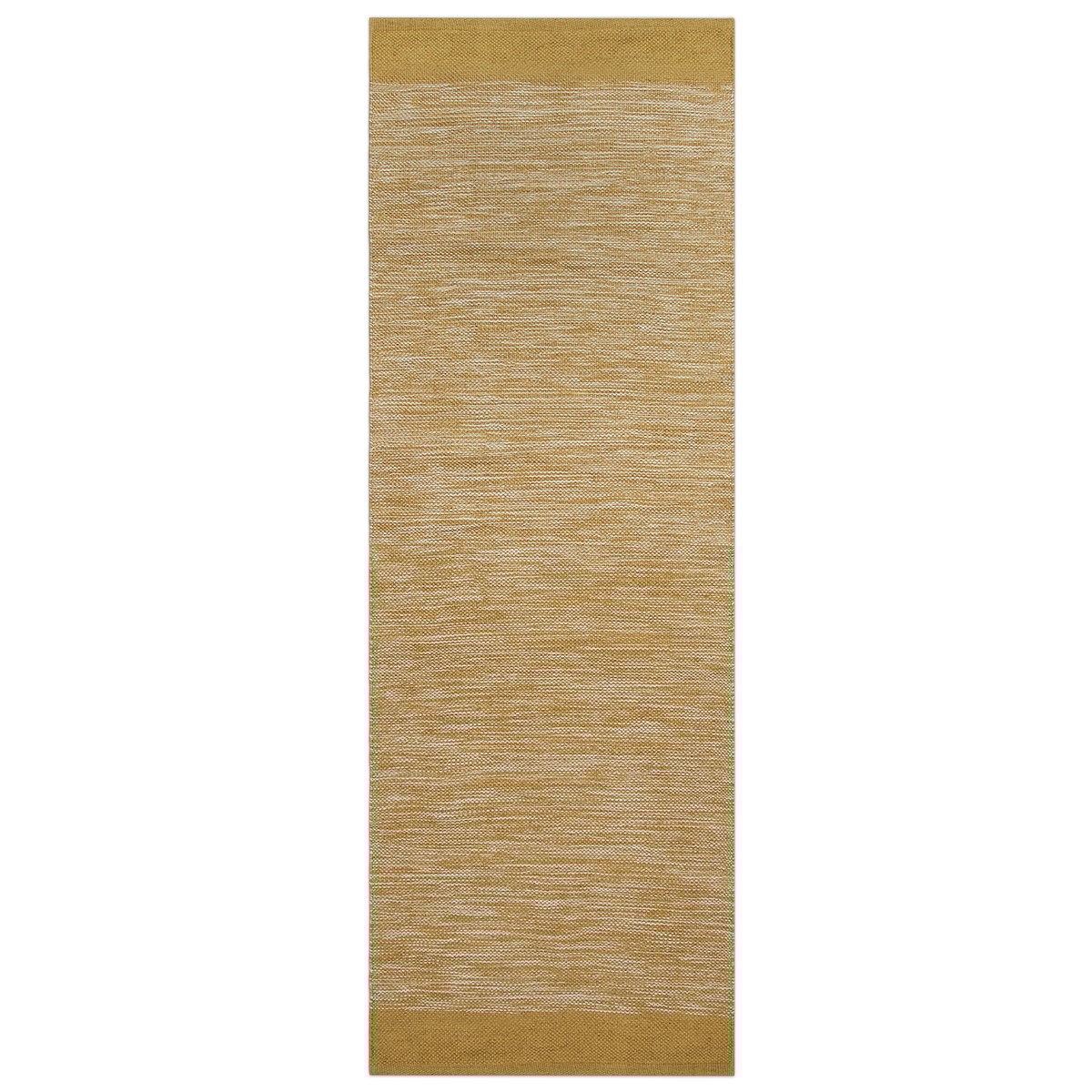 Formgatan Melange rug 70x200 cm Dusty yellow | Scandinavian Design | Plastic rugs | Yellow