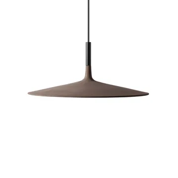 Aplomb Large pendant lamp - Brown concrete - Foscarini