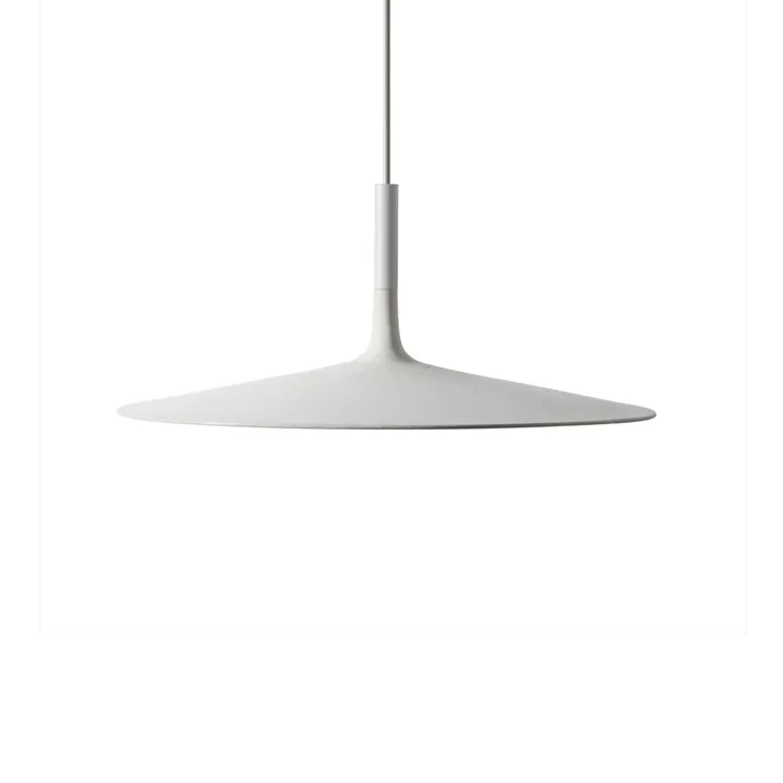 Aplomb Large pendant lamp - White concrete - Foscarini