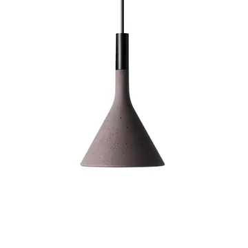 Aplomb mini pendant - Brown, marrone concrete - Foscarini