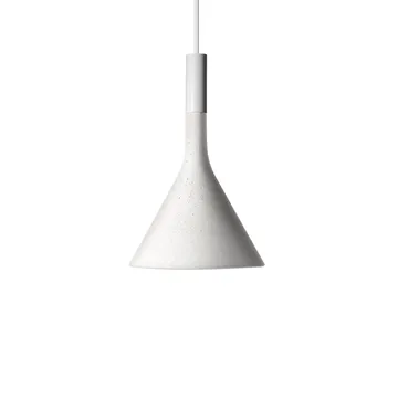 Aplomb mini pendant - White, bianco concrete - Foscarini