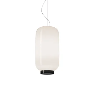 Chouchin 2 Reverse pendant - White/black - Foscarini
