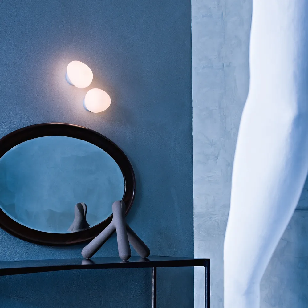 Gregg piccola wall lamp, White Foscarini