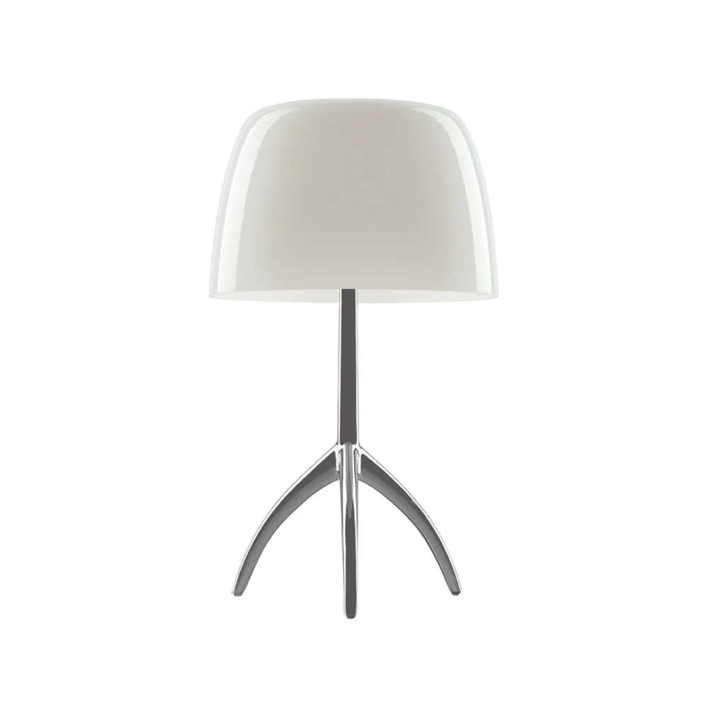 Lumiere Grande Dimmable table lamp, Warm white, aluminum Foscarini