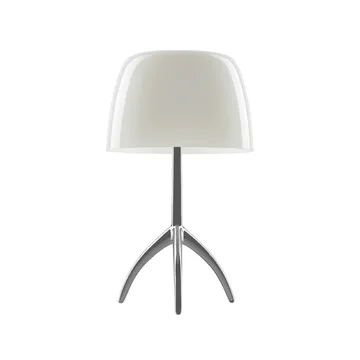 Lumiere Grande Dimmable table lamp - Warm white, aluminum - Foscarini
