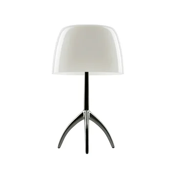 Lumiere Grande Dimmable table lamp - Warm white, black chrome - Foscarini
