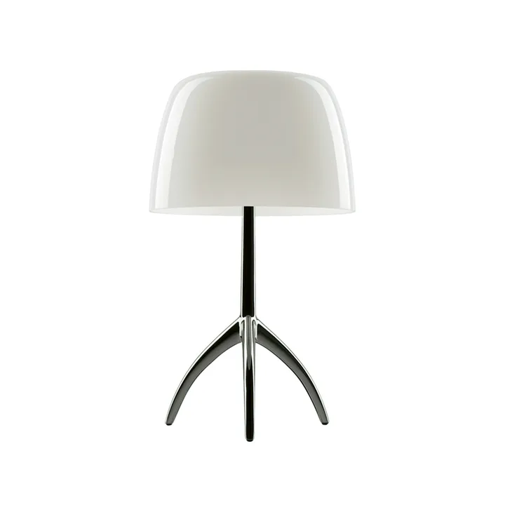 Lumiere Grande Dimmable table lamp - Warm white, black chrome - Foscarini