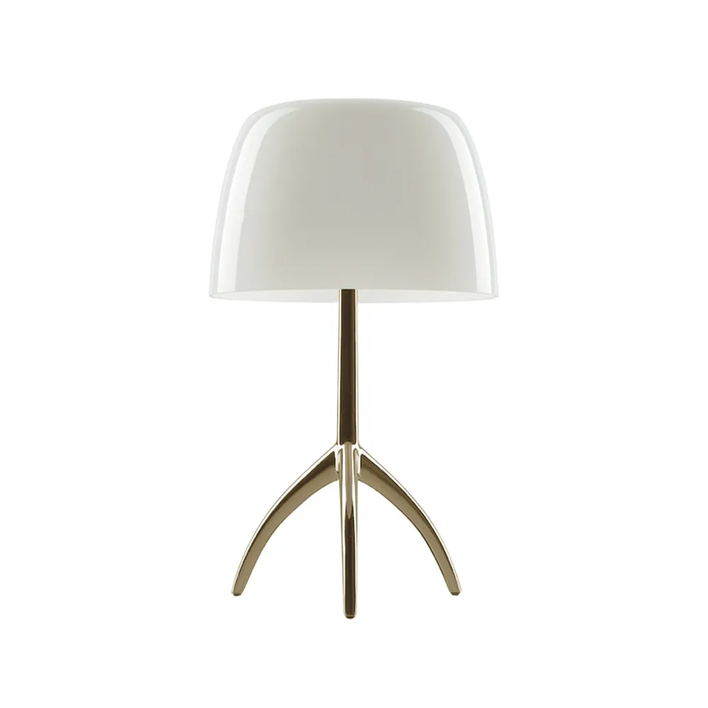 Lumiere Grande Dimmable table lamp, Warm white, champagne Foscarini