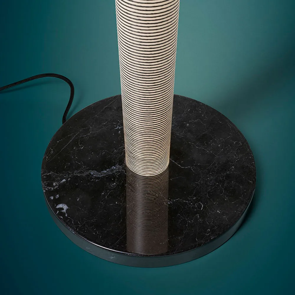 Mite Anniversario floor lamp, Black Foscarini