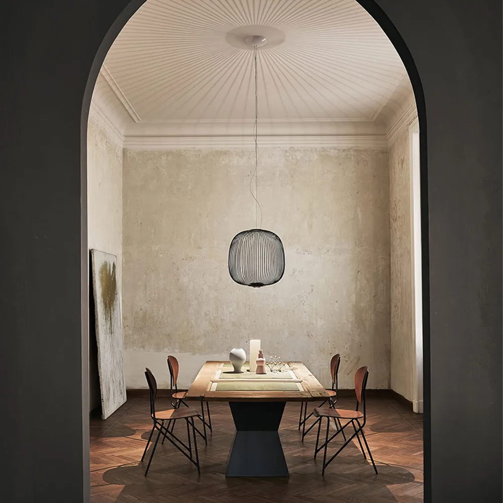 Spokes 2 pendant, White Foscarini
