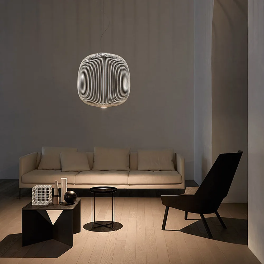 Spokes 2 pendant, White Foscarini