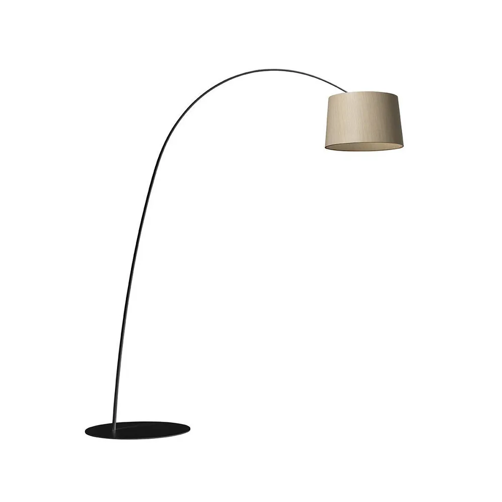 Twiggy Wood floor lamp, Black Foscarini
