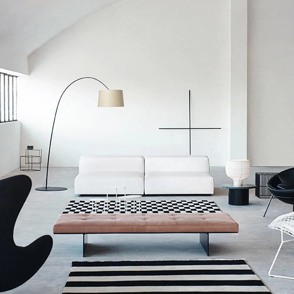 Twiggy Wood floor lamp, Greige Foscarini