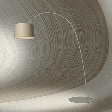 Twiggy Wood floor lamp - Greige - Foscarini