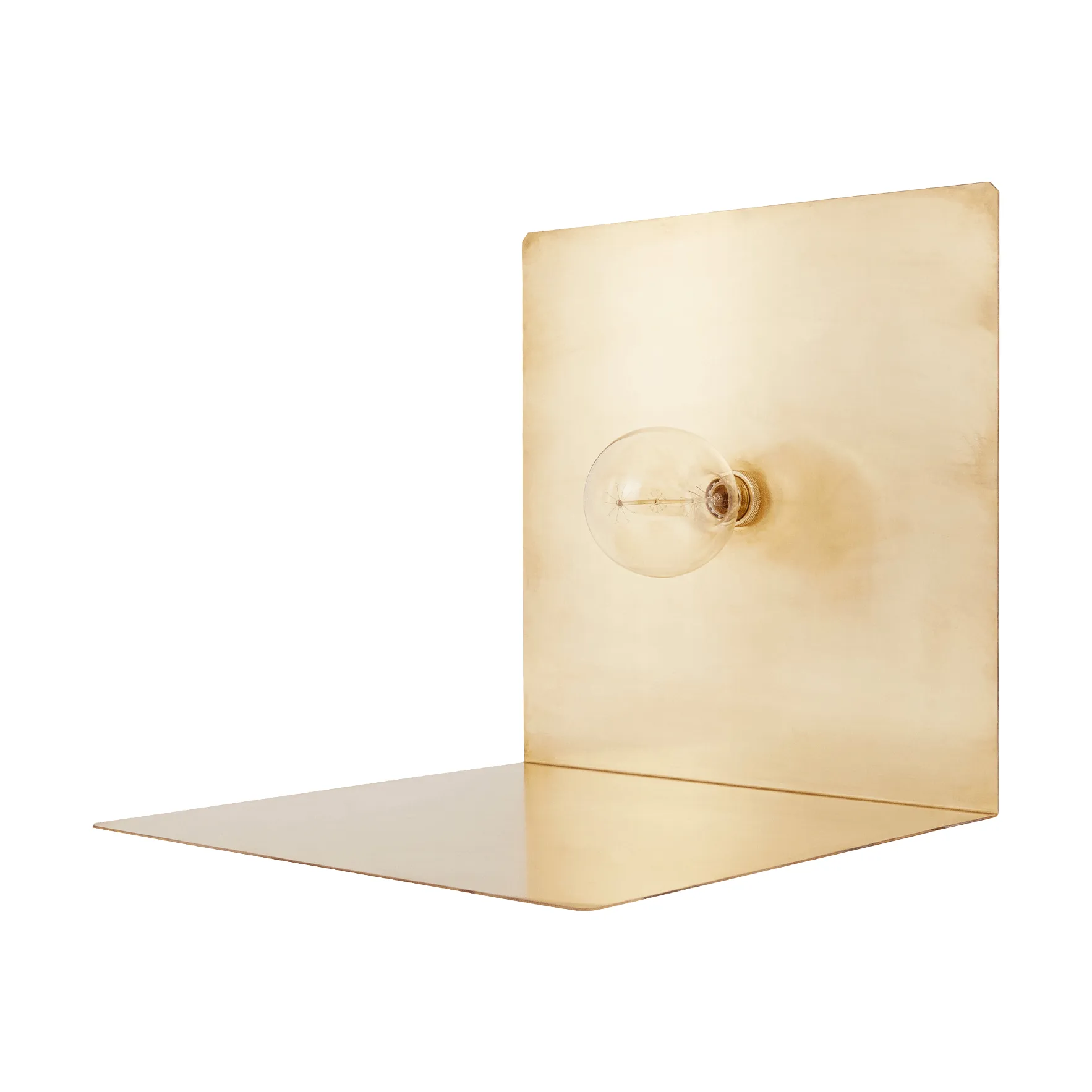 90° Floor Light floor lamp, Brass FRAMA