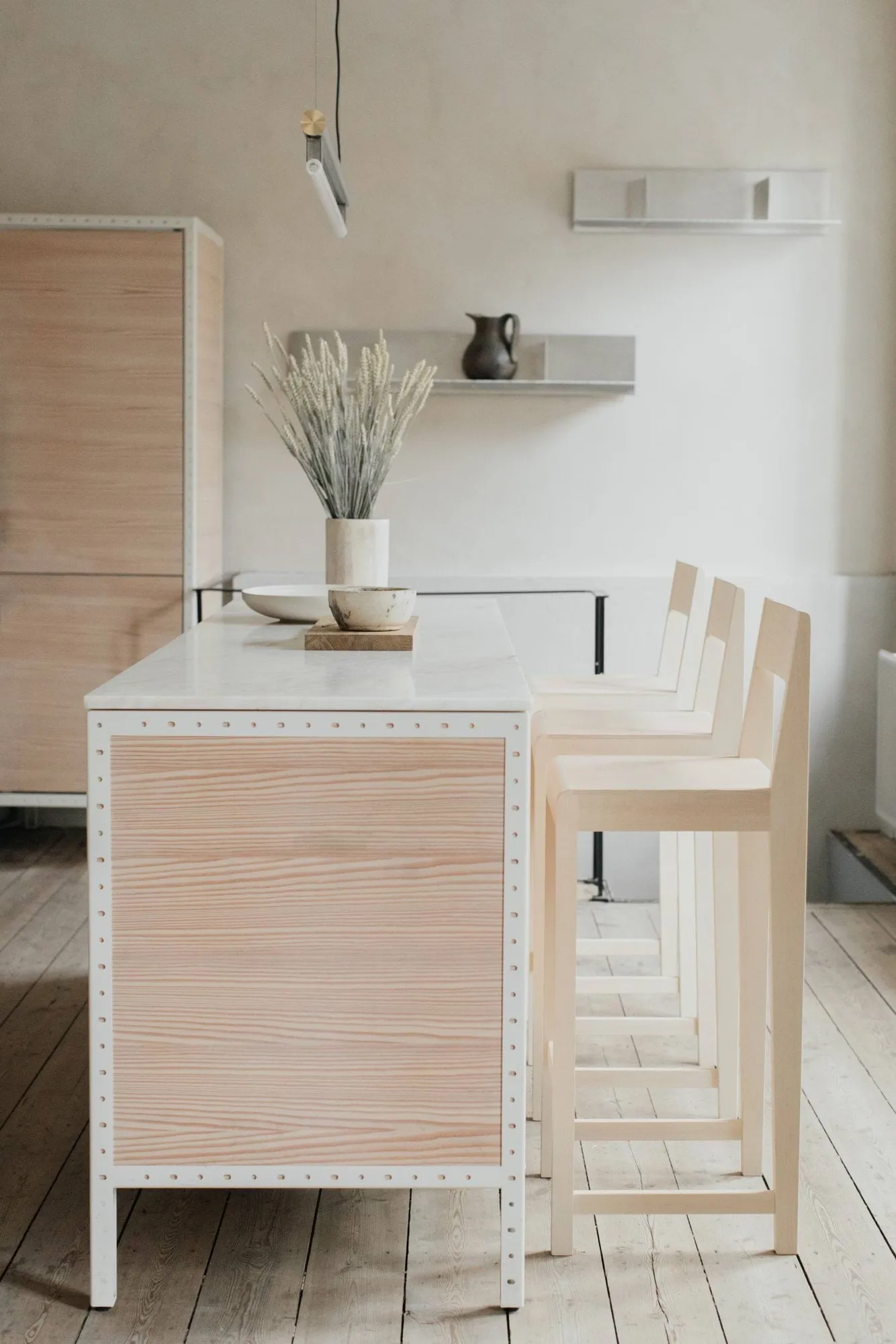 Bar Chair 01 bar stool, Birch, 76 cm FRAMA