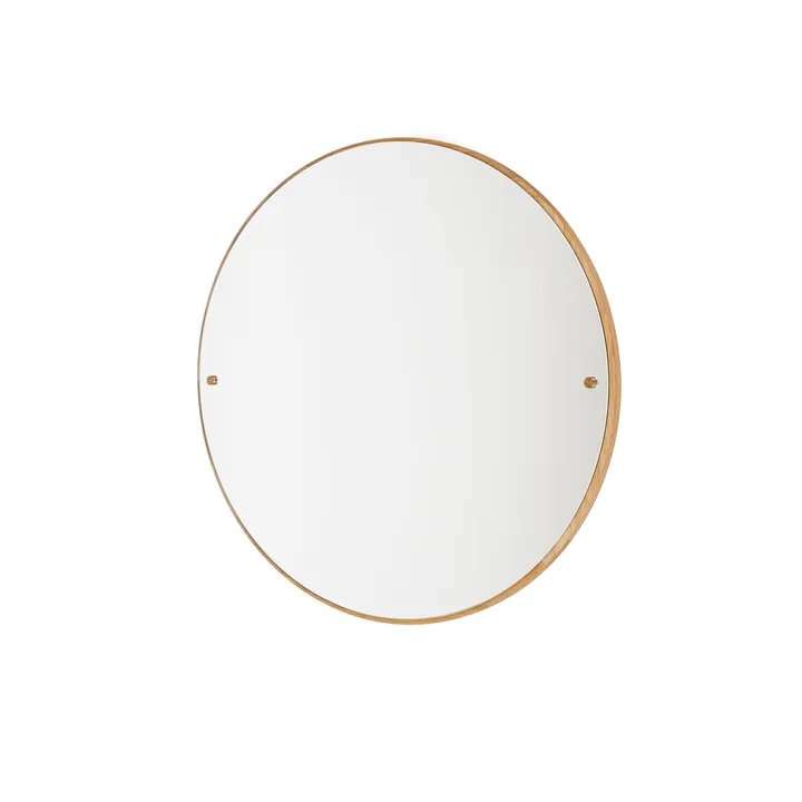 CM Circle mirror - Oak, medium, Ø60 cm - FRAMA