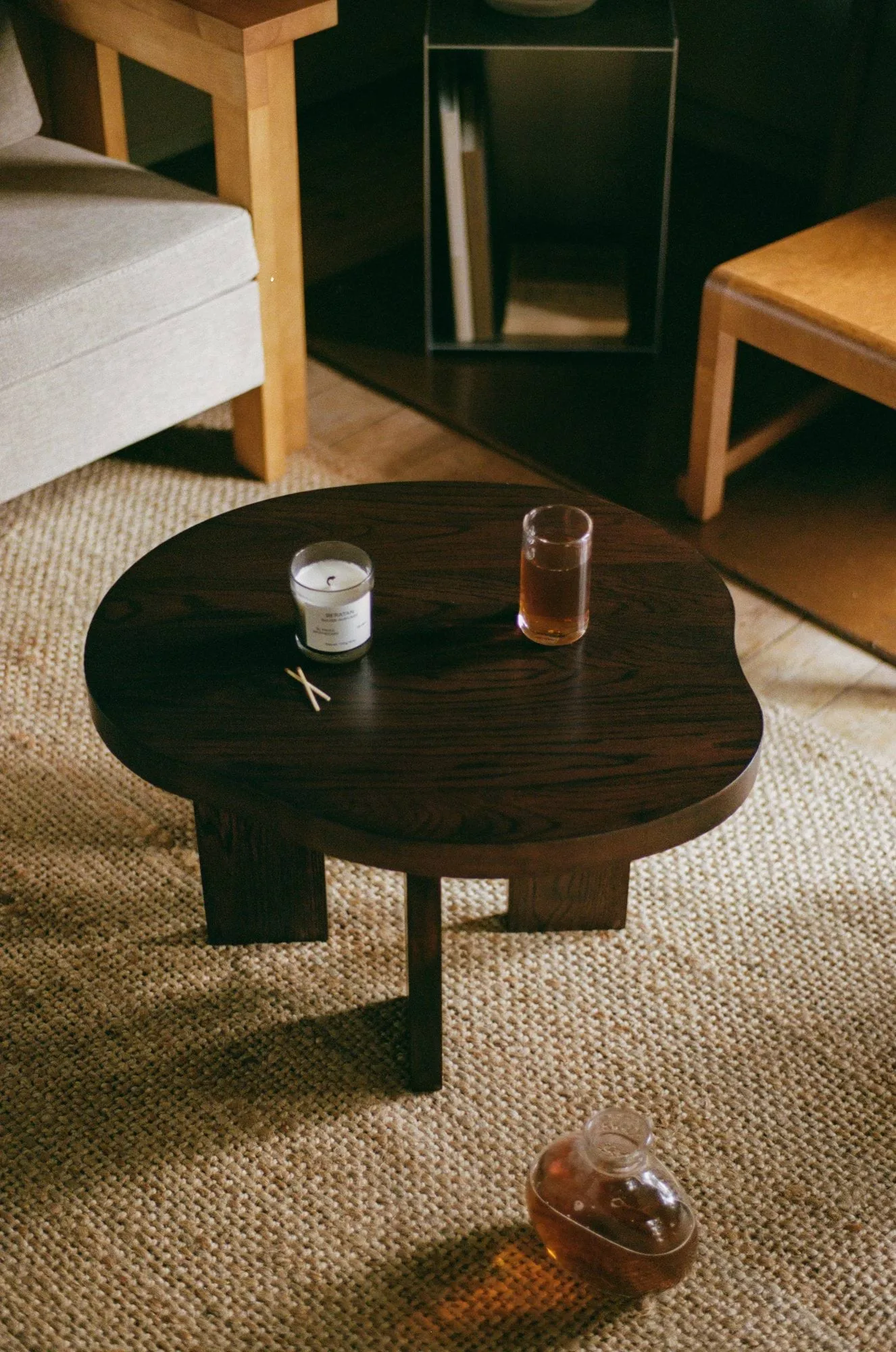 Farmhouse Pond coffee table, Dark oak, 78x93,6x37 cm FRAMA