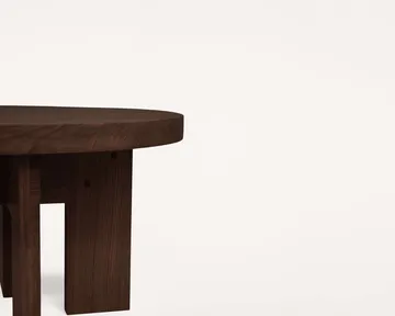 Farmhouse side table - Dark oak, 51x55,8x37 cm - FRAMA