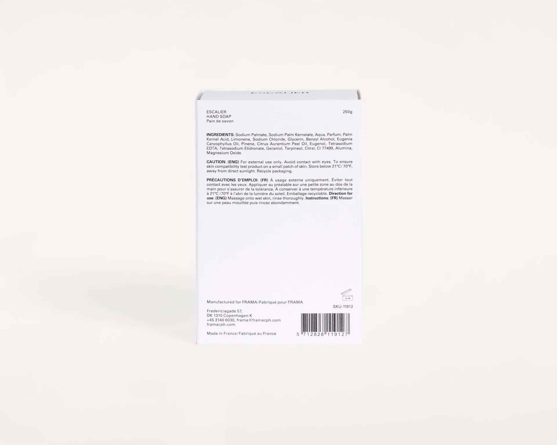 FRAMA bar soap 250 g, Escalier FRAMA