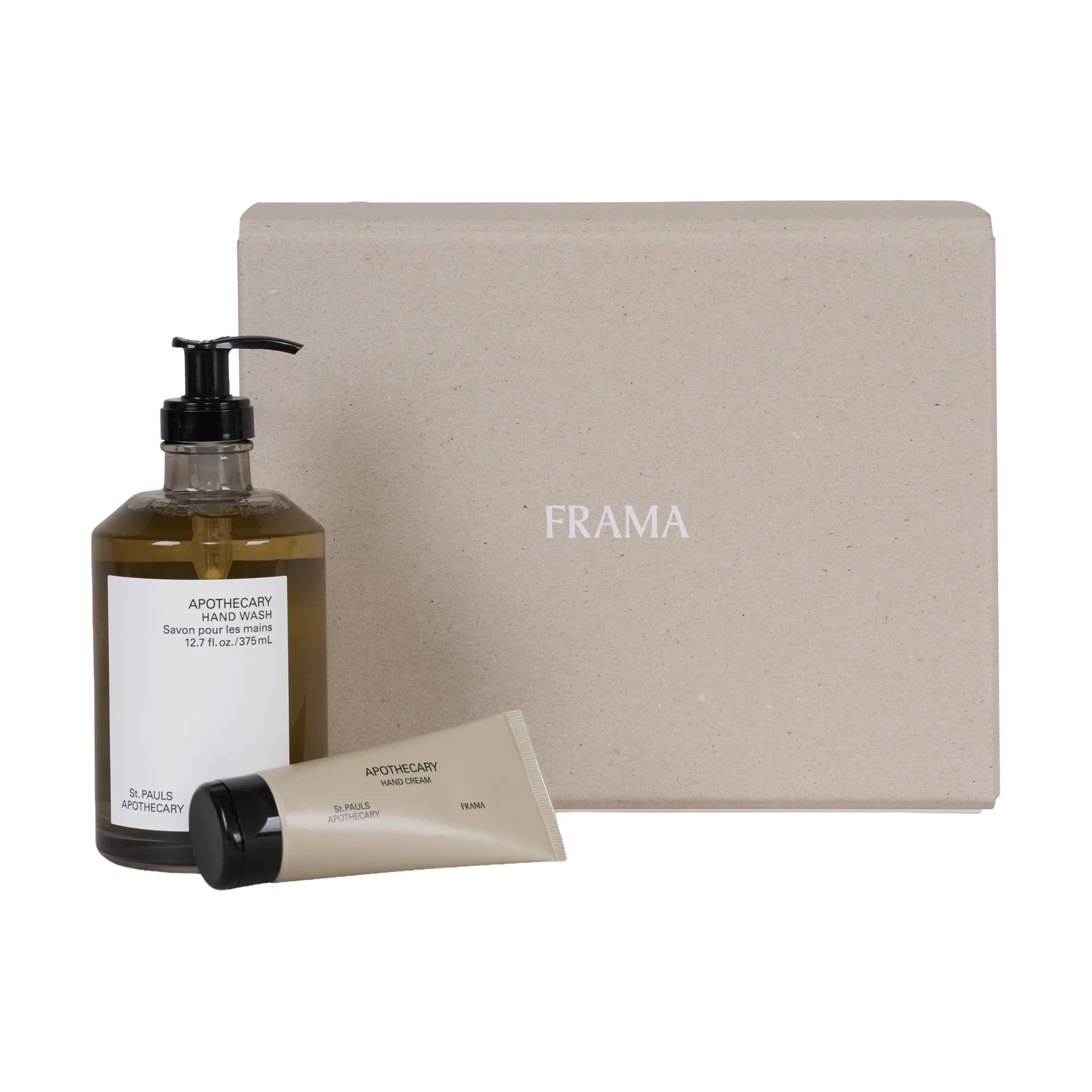 FRAMA gift set hand soap + hand cream, Apothecary FRAMA