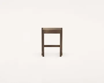 Low Stool 01 stool - Dark brown birch - FRAMA