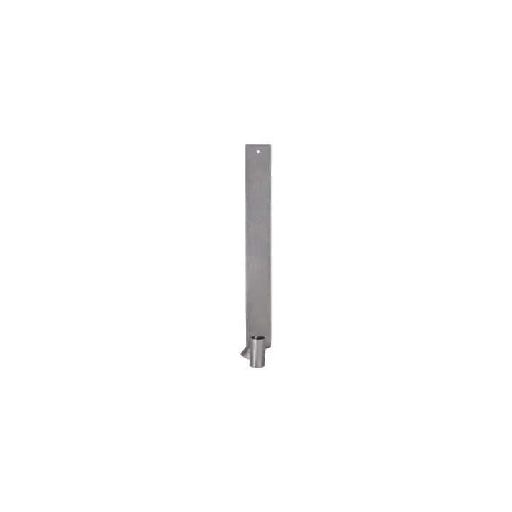 Ornament wall candle holder - Stainless steel, long, 35,8 cm - FRAMA