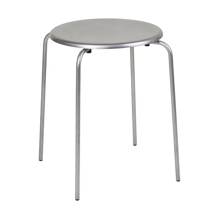 Petit Rond round stool - Stainless steel - FRAMA