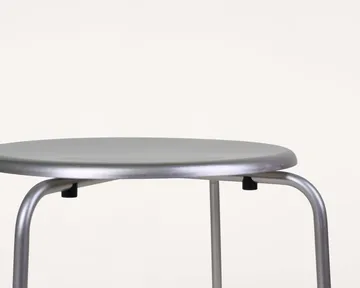 Petit Rond round stool - Stainless steel - FRAMA