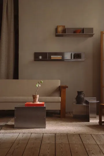 Rivet Shelf wall shelf - Aluminium, large, 119x20,6x22,5 cm - FRAMA