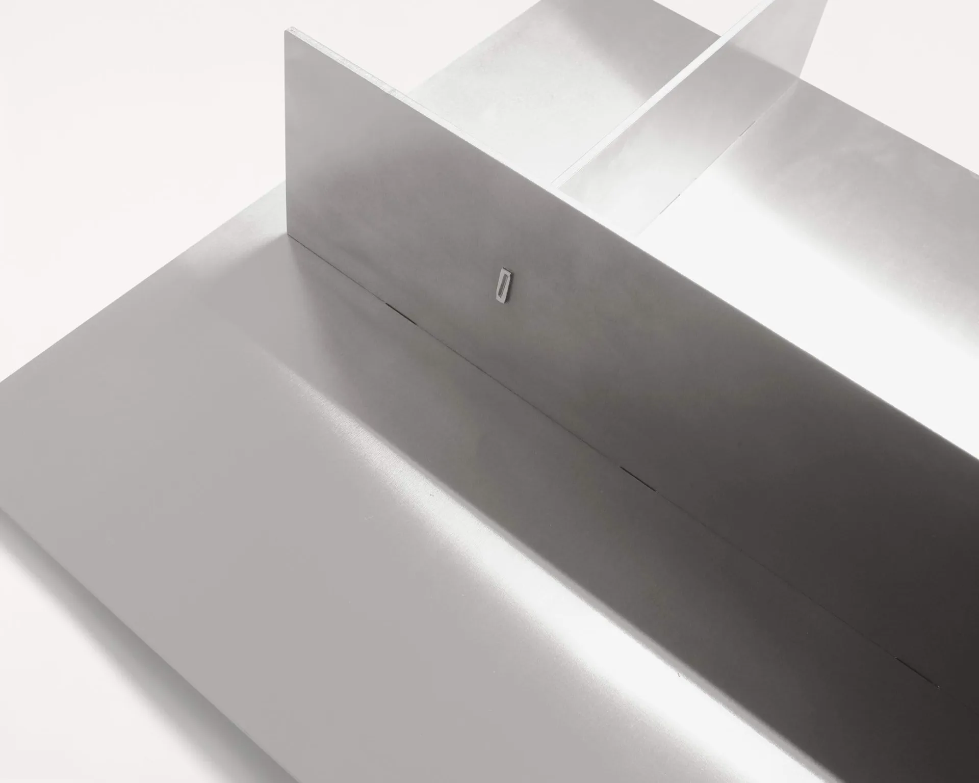 Rivet Typecase wall shelf, Aluminium, 44,6x44,6x16,1 cm FRAMA