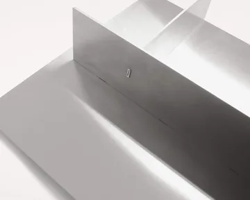 Rivet Typecase wall shelf - Aluminium, 44,6x44,6x16,1 cm - FRAMA