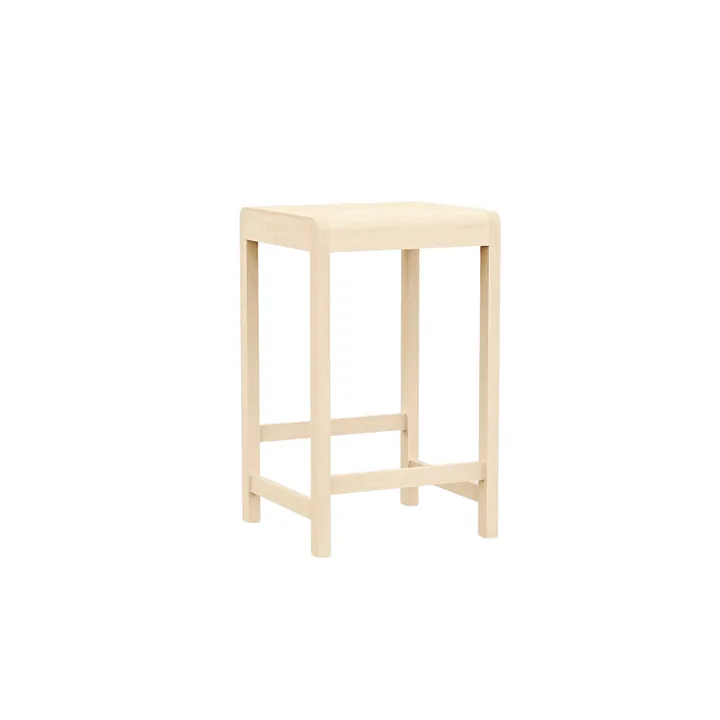 Stool 01 bar stool - Birch, 65 cm - FRAMA