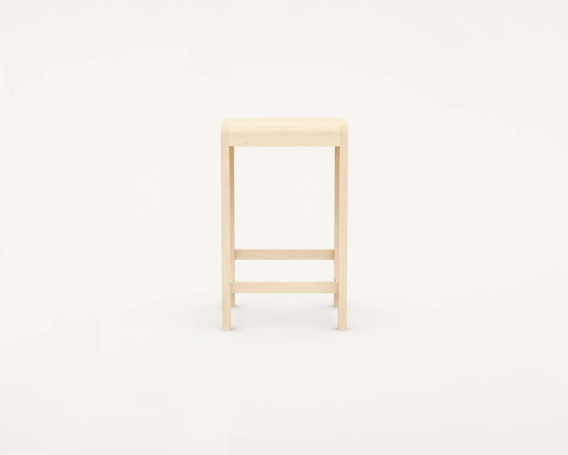 Stool 01 bar stool, Birch, 65 cm FRAMA