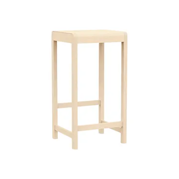 Stool 01 bar stool - Birch, 76 cm - FRAMA