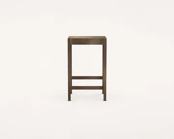 Stool 01 bar stool - Dark brown birch, 65 cm - FRAMA