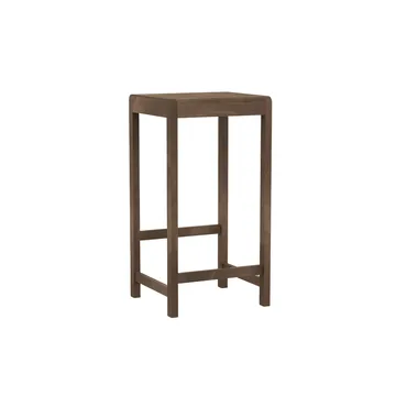 Stool 01 bar stool - Dark brown birch, 76 cm - FRAMA