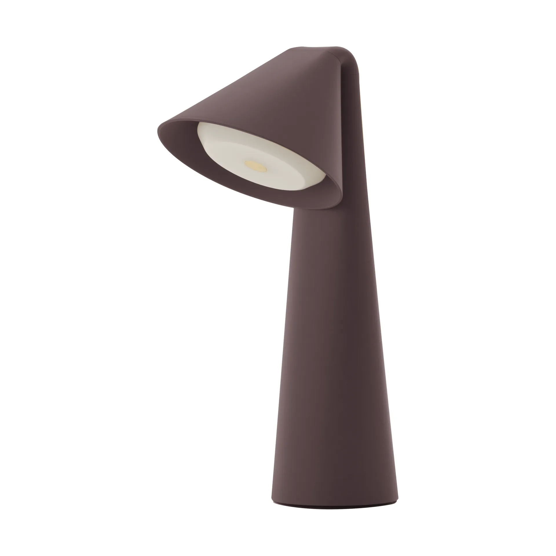 Ami portable table lamp, Chocolate clay, 31.6 cm Frandsen