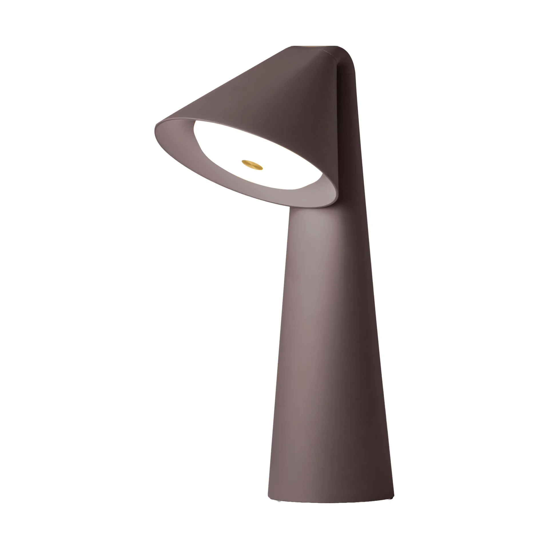 Ami portable table lamp, Chocolate clay, 31.6 cm Frandsen